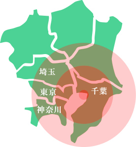 対応エリアマップ